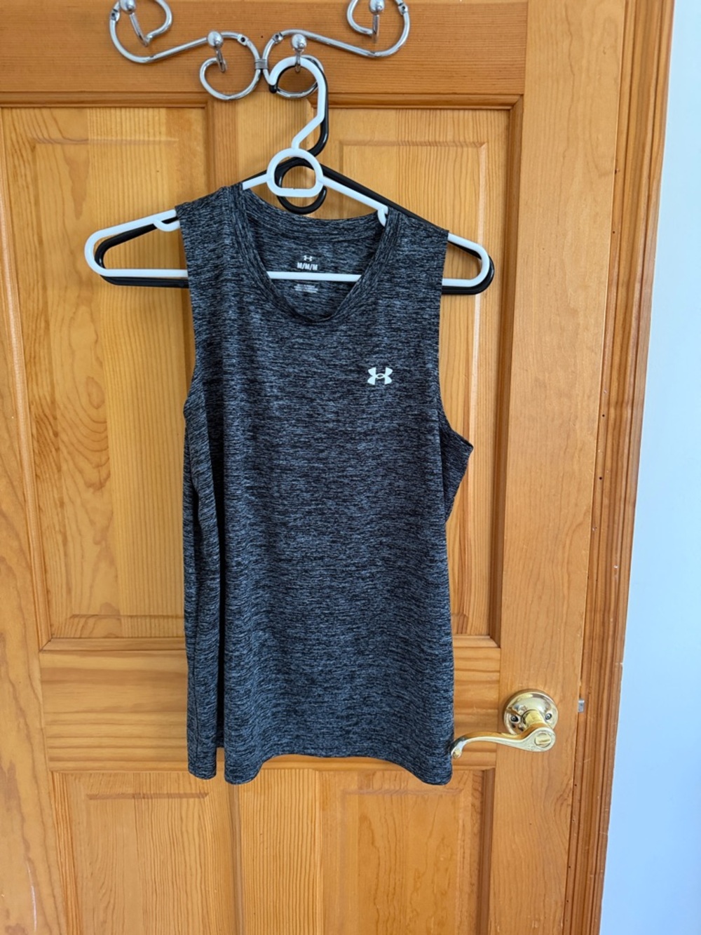 Under Armour Women's Dark Heather Gray Performance Tank Top